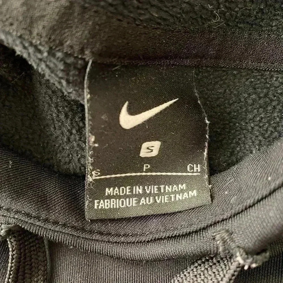 Nike Black Women's Sportswear Large Logo Hoodie Funnel Neck Hoodie S - Picture 7 of 12